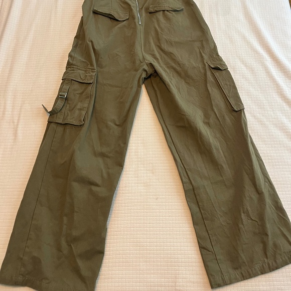 Francesca's Strapless Cargo Jumpsuit - Picture 4 of 4